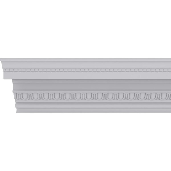 Ekena Millwork 7 3/8"H x 7 1/4"P x 10 1/4"F x 94 1/2"L, (1 1/2" Repeat) Bedford Beaded Crown Moulding MLD07X07X10BE - main